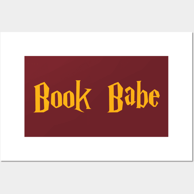 Book Babe Wall Art by WMKDesign